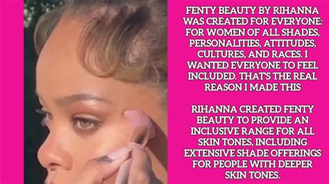 why Rihanna created Fenty beauty